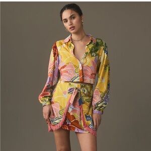 Unique Farm Rio dress from Anthropologie. Never worn, and has all tags on it.